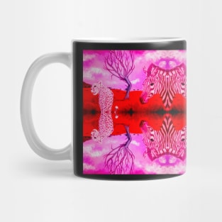 Guepardo Rosa Redux PATTERN Mug